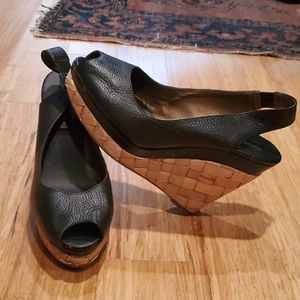 Steven of Steve Madden - Peep Toe Wedges